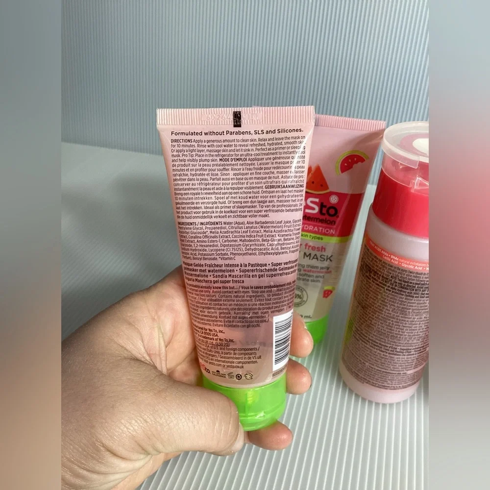 Set of 4 Yes To Facial Products